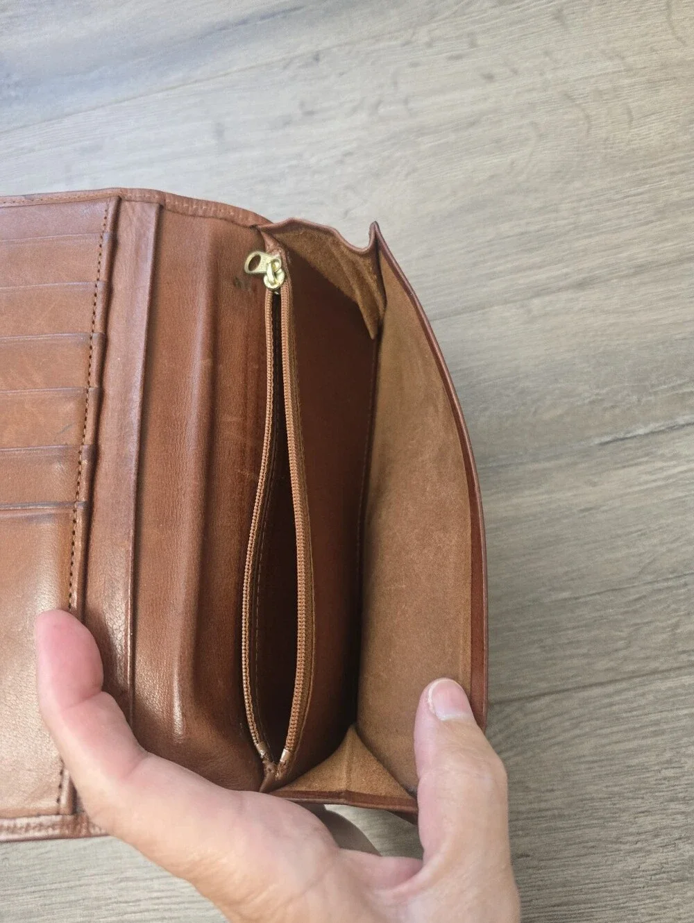 Coach Brown Leather Wallet Vintage Heritage Classic